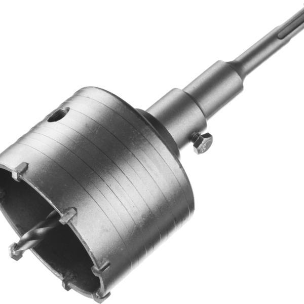 Коронка d=80мм буровая в сборе, SDS-plus хвостовик,DEXX 29215-80